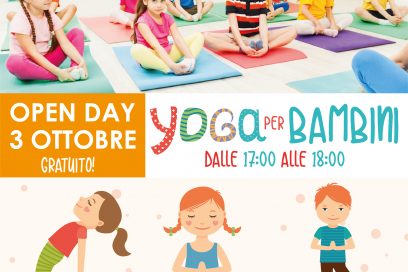 Open Day Gratuito – 3 ottobre – Yoga Per Bambini